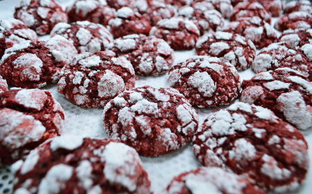 Prajituri Hedonice - Red Velvet Cookies - Hedonic Sweets