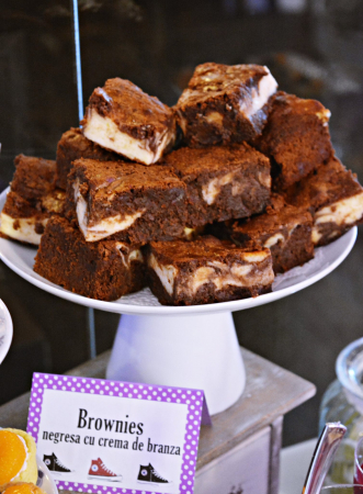 Prajituri Candy Bar - Cheesecake Brownies