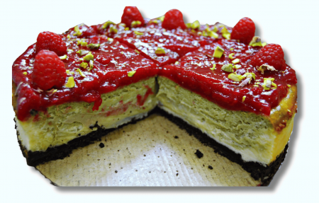 Cheesecake - Sectiune tort hedonic cheesecake