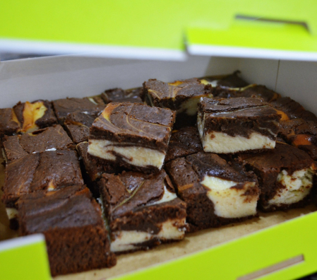 Prajituri Hedonice - Cheesecake Brownies
