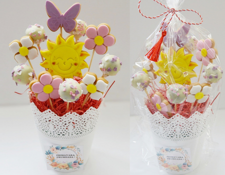 Martisor - Ghiveci Fursecuri Martisor | Hedonic Sweets