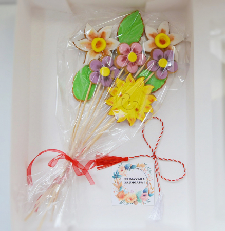 Martisor - Fursecuri Buchet Martisor | Hedonic Sweets