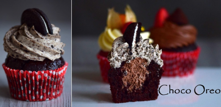 Prajituri Candy Bar - Mini CupCake Choco Oreo Candy Bar - Hedonic Sweets