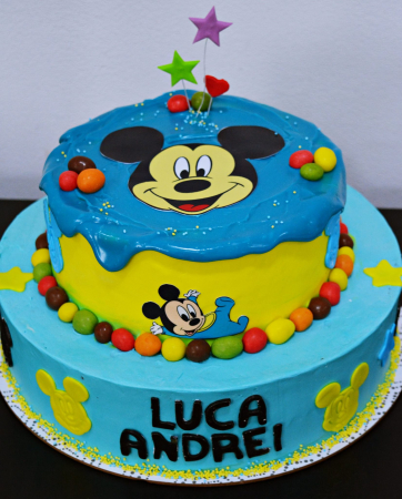 Torturi botez - Tort Botez Mickey Mouse