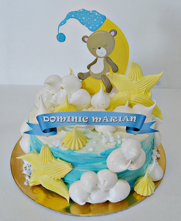 Torturi evenimente - Tort Botez Sleepy Bear