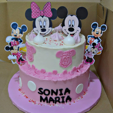 Torturi evenimente - Tort Botez Minnie & Mickey Mouse