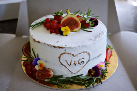 Torturi evenimente - Tort Rustic Love