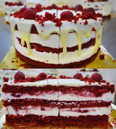Torturi Hedonice - Tort White Chocolate Red Velvet