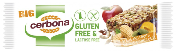 Baton musli seminte&fructe f gluten&lactoza 35gr - Cerbona [1]