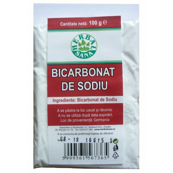 Bicarbonat de sodiu, 500gr - Herbavit [1]
