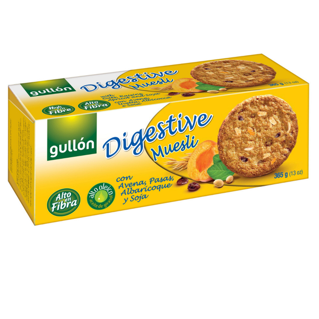Biscuiti digestivi muesli&ovaz,stafide&caise 230gr - Gullon [1]