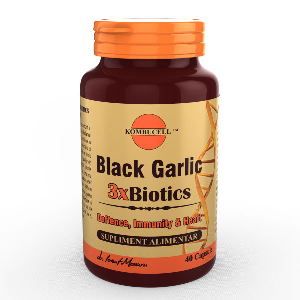 Black garlic 3xbiotics 40cps - Medica [1]