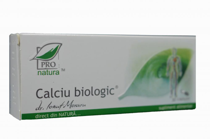 Calciu biologic  30cps - Medica [1]