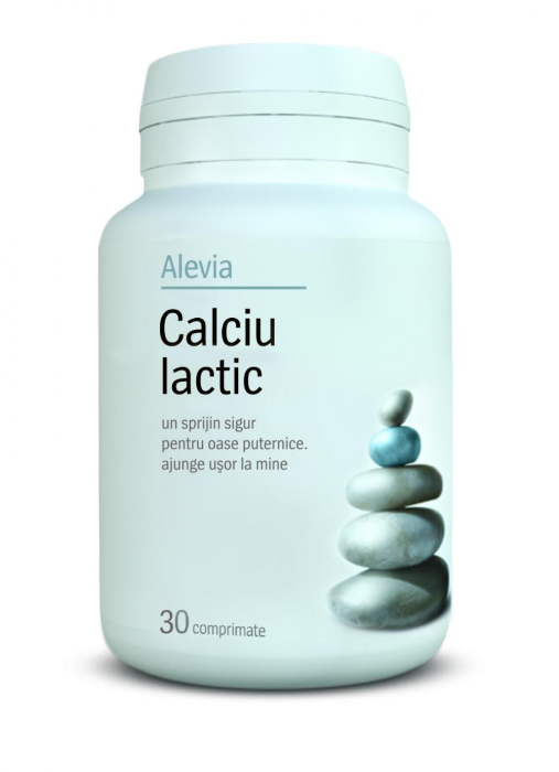 Calciu lactic 30cpr - Alevia [1]