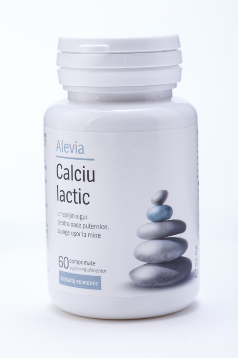 Calciu lactic 60cpr - Alevia [1]