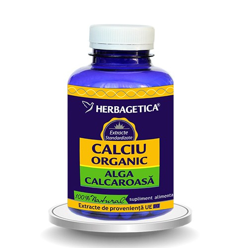 Calciu organic 120cps - Herbagetica [1]