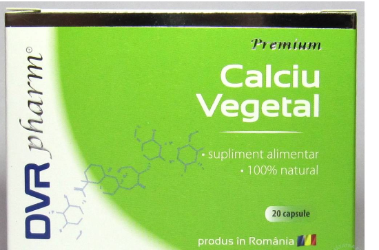 Calciu vegetal 20cps - Dvr Pharm [1]