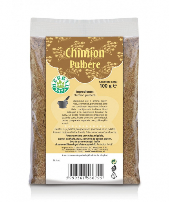 Chimion pulbere, 100gr - Herbavit [1]