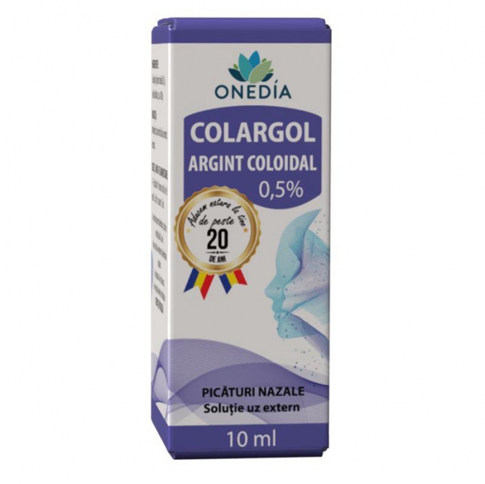 Colargol Argint Coloidal 0,5% 10ml - Onedia [1]