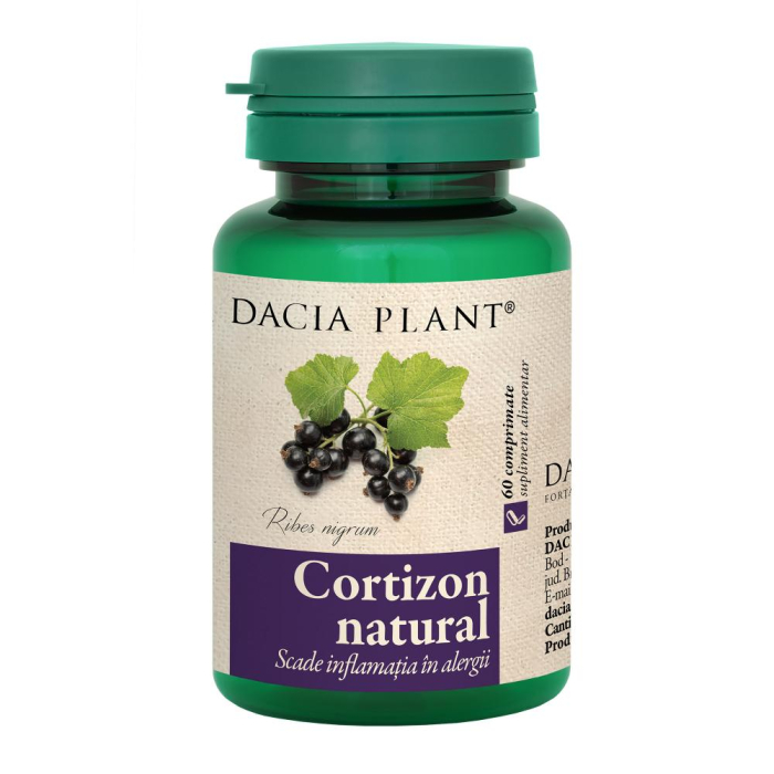 Cortizon natural 60cpr - Dacia Plant [1]