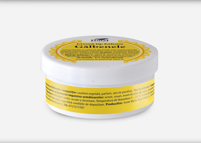 Crema-balsam galbenele 50gr/65ml - Dorel Plant [1]