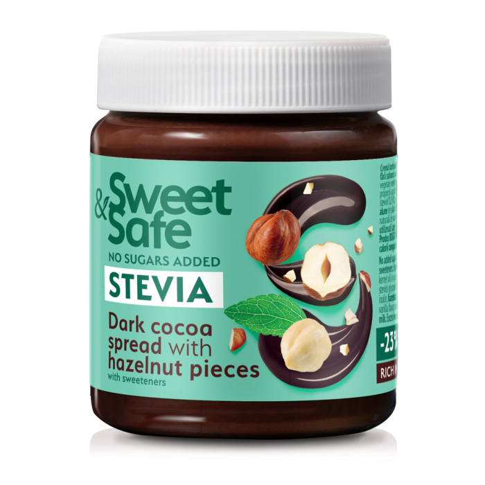 Crema intensa cacao&alune+stevie 220gr sweet&safe - Sly Nutritia [1]