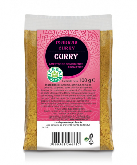 Pulbere din curry, 100gr - Herbavit [1]