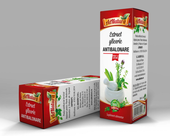 Extract gliceric antibalonare 50ml - Adserv [1]