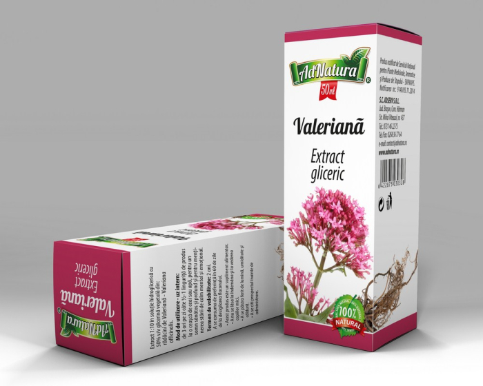 Extract gliceric valeriana radacina 50ml - Adserv [1]