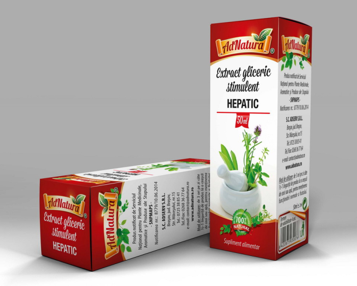 Extract gliceric stimulent hepatic 50ml - Adserv [1]