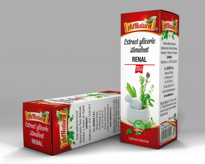 Extract gliceric stimulent renal 50ml - Adserv [1]