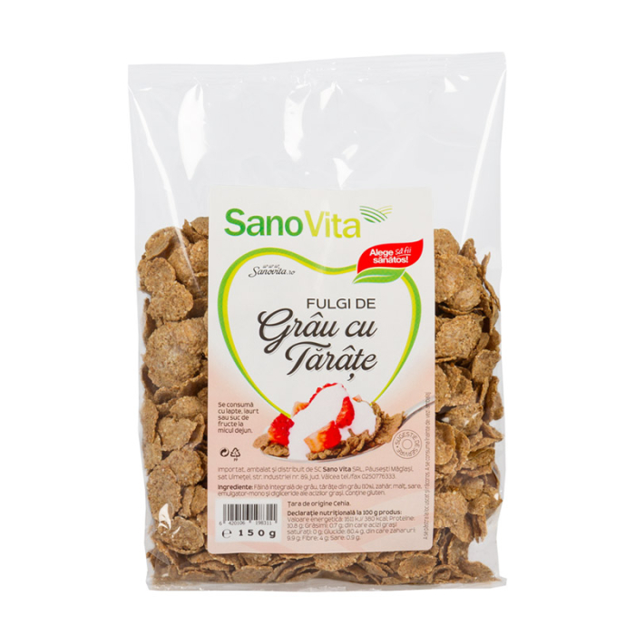 Fulgi grau cu tarate 150gr - Sano Vita [1]