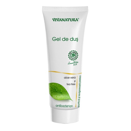 Gel dus antibacterian aloe vera&tea tree 250ml - Vivanatura [1]