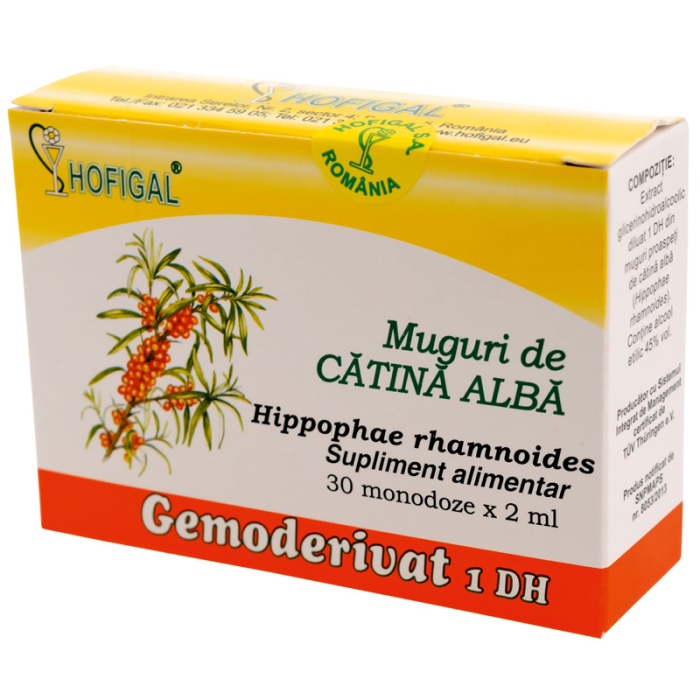 Gemoderivat muguri catina alba 2ml*30mdz - Hofigal [1]
