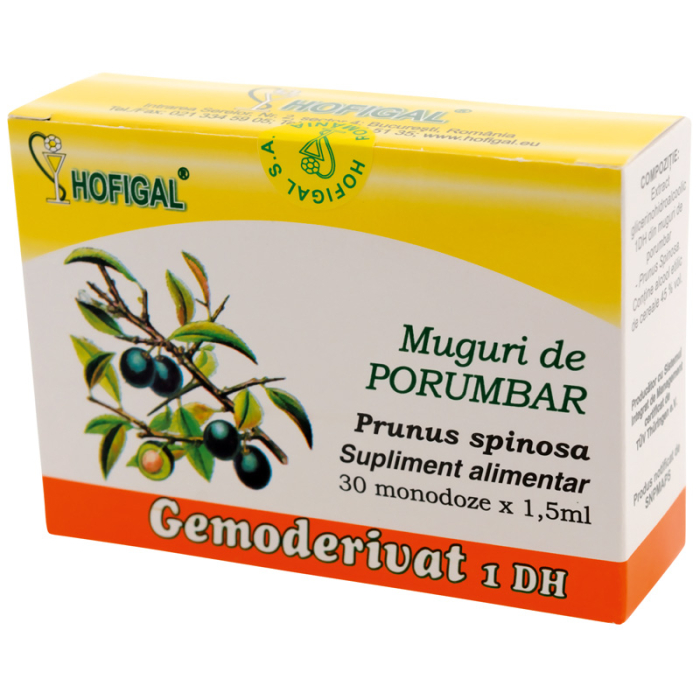 Gemoderivat muguri porumbar 1,5ml*30mdz - Hofigal [1]