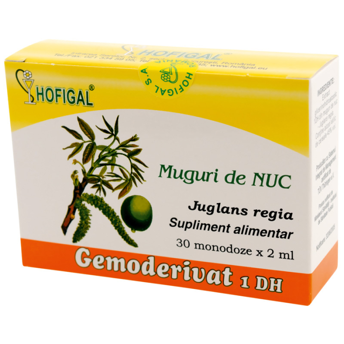 Gemoderivat muguri nuc 2ml*30mdz - Hofigal [1]