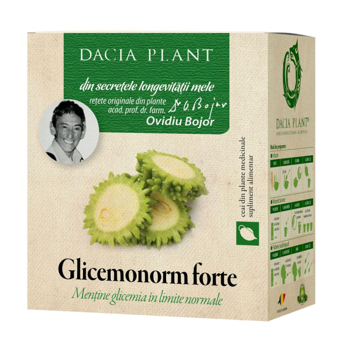 Glicemonorm forte 50gr - Dacia Plant [1]