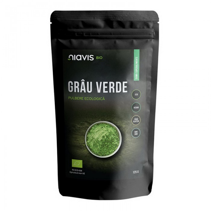 Iarba de grau pulbere ecologica (bio) 125gr - Niavis [1]