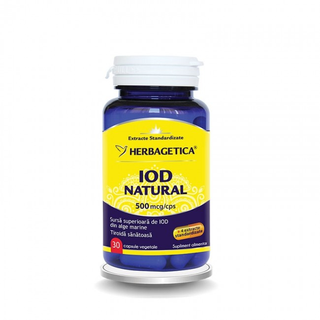 Iod natural  30cps vegetale - Herbagetica [1]