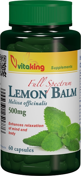 Lemon balm 500mg 60cps (roinita) - Vitaking [1]