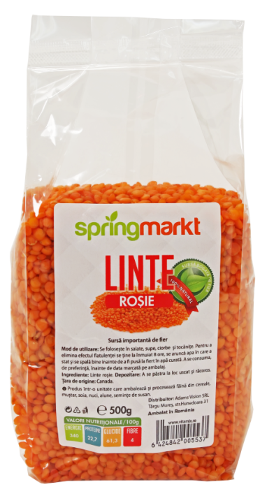 Linte rosie 500gr - Springmarkt [1]