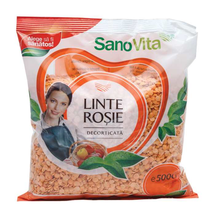 Linte rosie decorticata 500gr - Sano Vita [1]