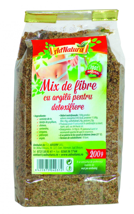 Mix fibre cu argila 200gr - Adserv [1]