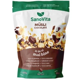 Musli cu ciocolata 400gr - SanoVita [1]
