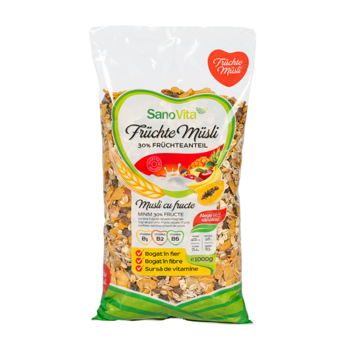 Musli cu fructe 1kg - Sano Vita [1]