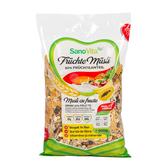 Musli cu fructe 500gr - Sano Vita [1]