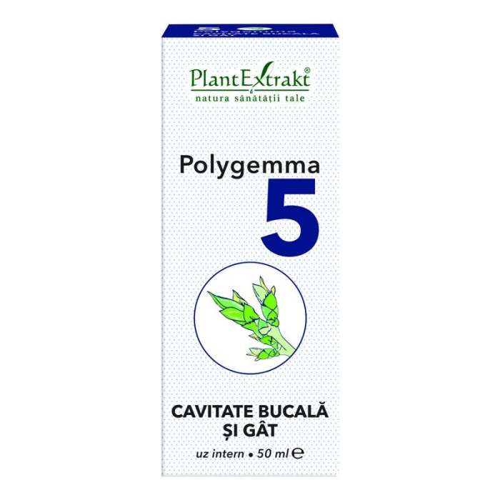 Polygemma  5 cavitate bucala si gat 50ml - Plantextrakt [1]