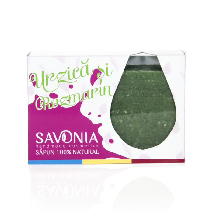 Sampon solid urzica&rozmarin 90gr - Savonia [1]