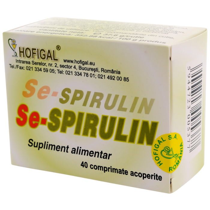 Se-spirulin 40cpr - Hofigal [1]