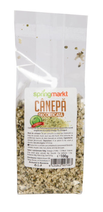 Seminte de canepa decorticata 100gr - Springmarkt [1]